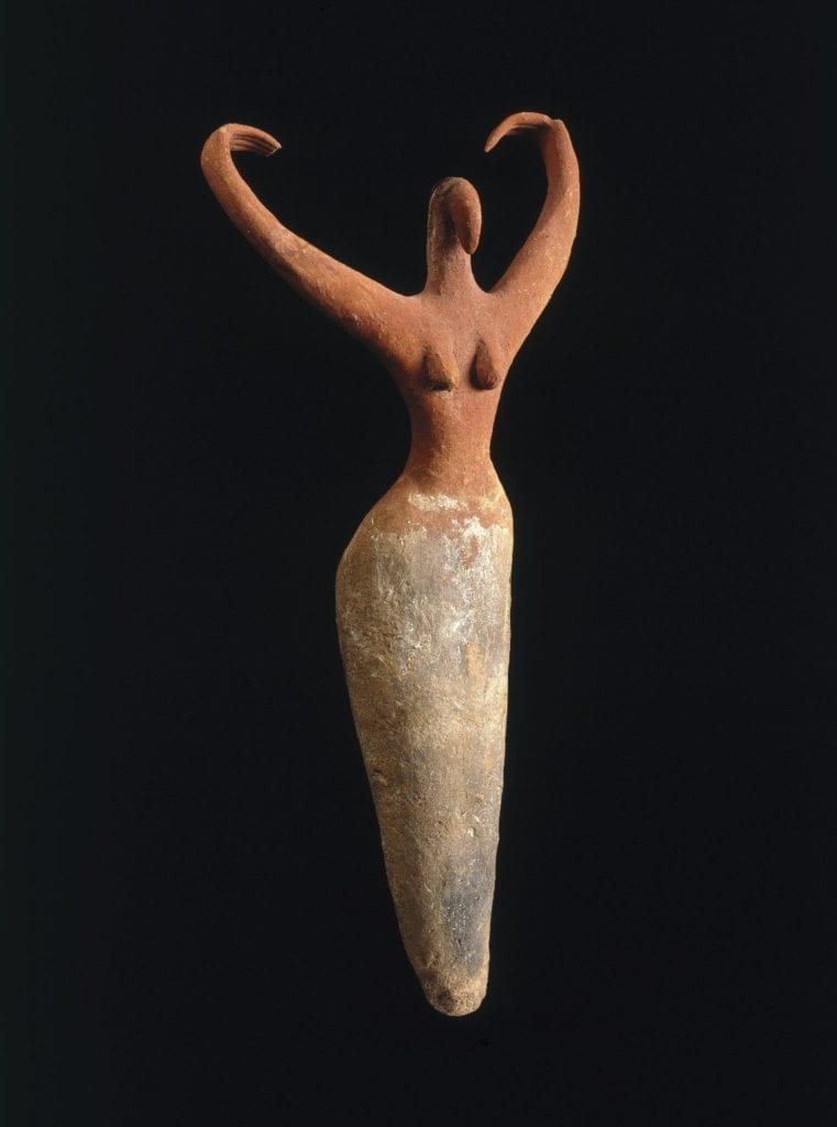 female stone statue